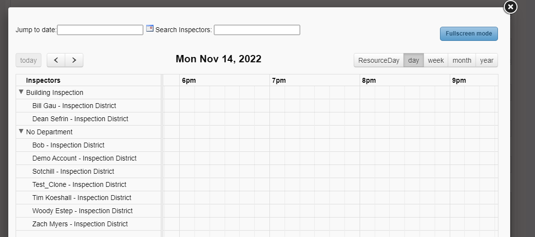 scheduling calendar