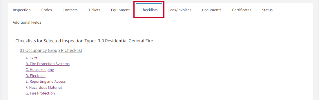 checklists