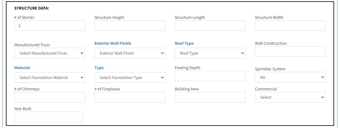 structure data