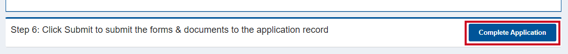 Complete application.