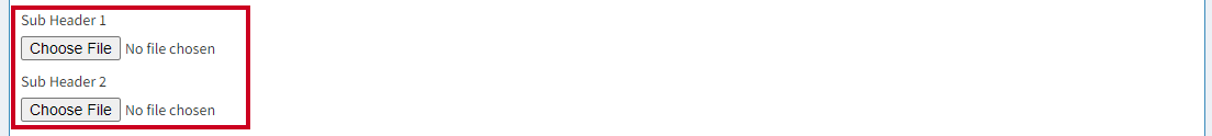 Subheader.