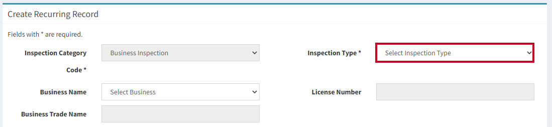 Inspection type.
