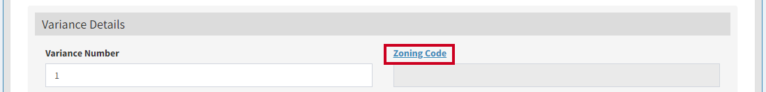 zoning code