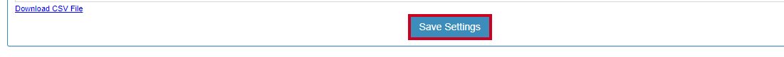 save settings