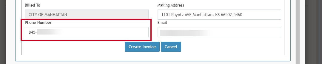 Phone number.