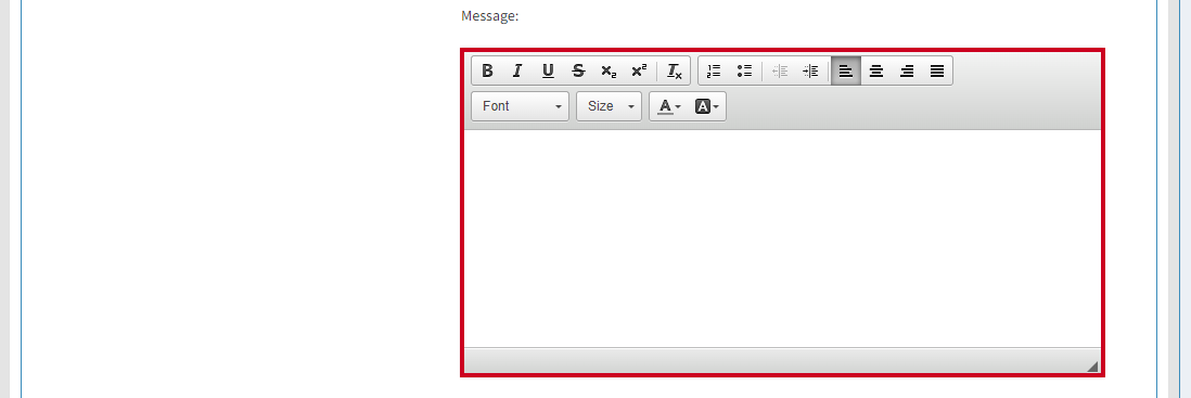 Message textbox.