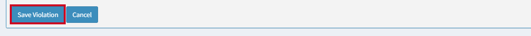 The button labeled Save Violation.