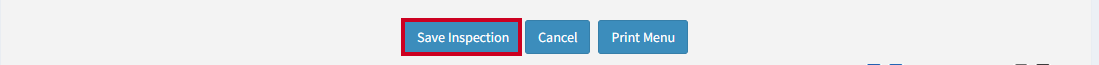 Save inspection button.