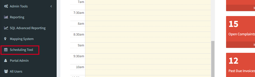 Scheduling tool.