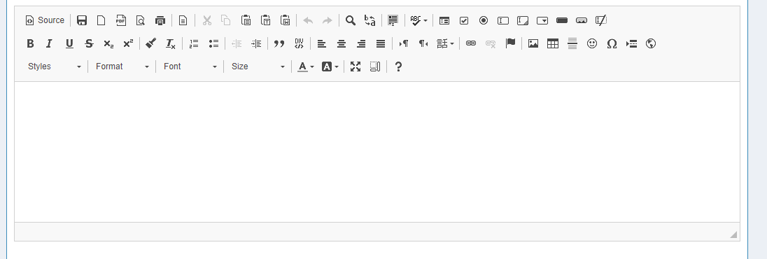 New form editor.
