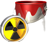 Toxic paint icon.