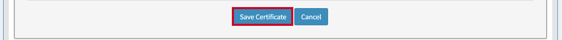 save certificate