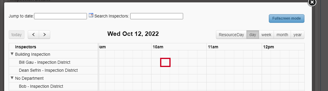 select date