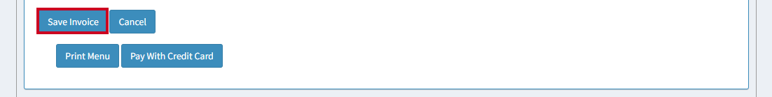 save invoice button.
